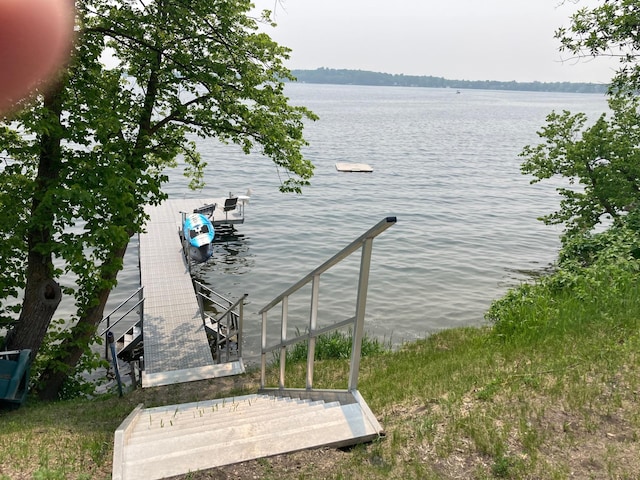 51509 County Highway 9, Scambler Twp, MN 56572 - dock area featuring a water view