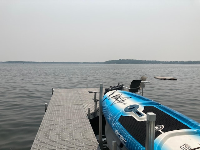 51509 County Highway 9, Scambler Twp, MN 56572 - dock area with a water view