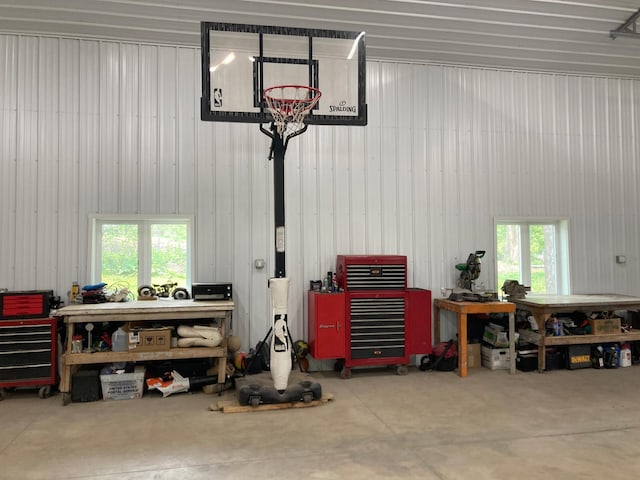 51509 County Highway 9, Scambler Twp, MN 56572 - garage with a workshop area