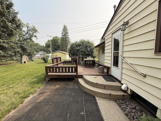 1620 4th St, Montevideo, MN 56265 - view of patio / terrace featuring a wooden deck