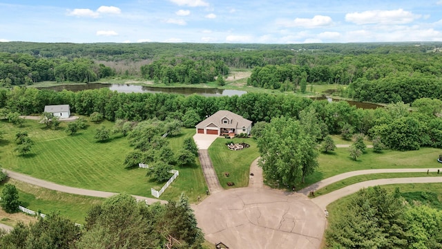 22774 Olivine St NW, Nowthen, MN 55330 - aerial view of a large body of water and a forest