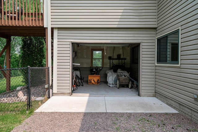 22774 Olivine St NW, Nowthen, MN 55330 - view of patio with a garage