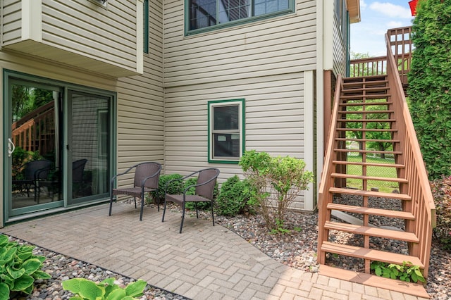 22774 Olivine St NW, Nowthen, MN 55330 - view of patio featuring stairs