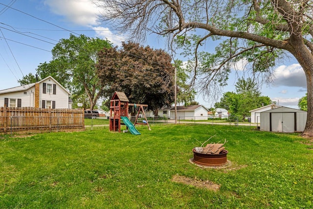 300 Ellington St, West Concord, MN 55985 - view of yard with a playground
