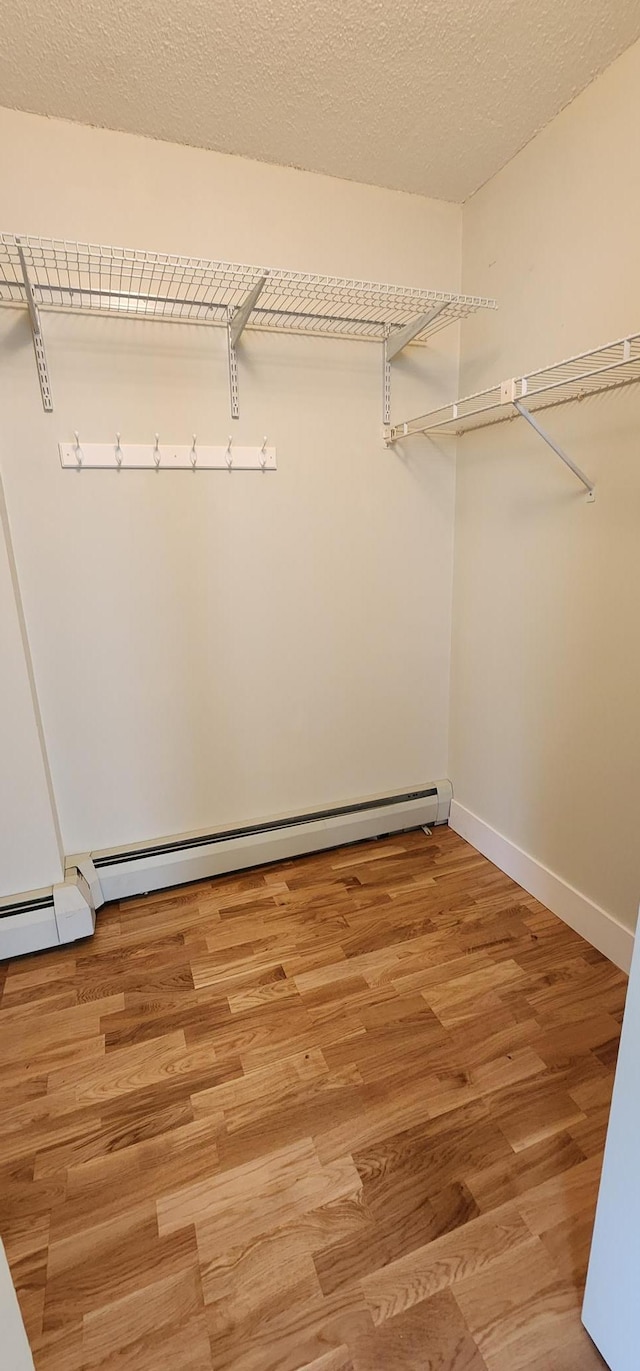 6615 Lake Shore Dr S Unit 717, Richfield, MN 55423 - walk in closet with light wood-style floors and baseboard heating