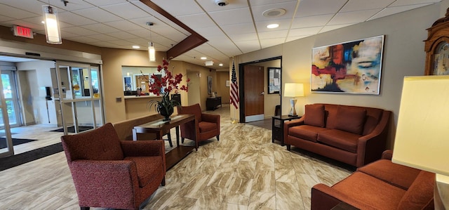 6615 Lake Shore Dr S Unit 717, Richfield, MN 55423 - community lobby with a drop ceiling and a surveillance system