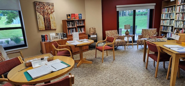 6615 Lake Shore Dr S Unit 717, Richfield, MN 55423 - living area with healthy amount of natural light and a desk