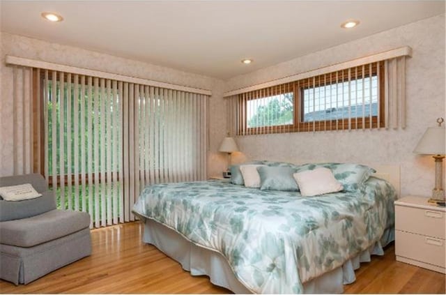 5157 Abercrombie Dr, Edina, MN 55439 - bedroom featuring wood finished floors and recessed lighting