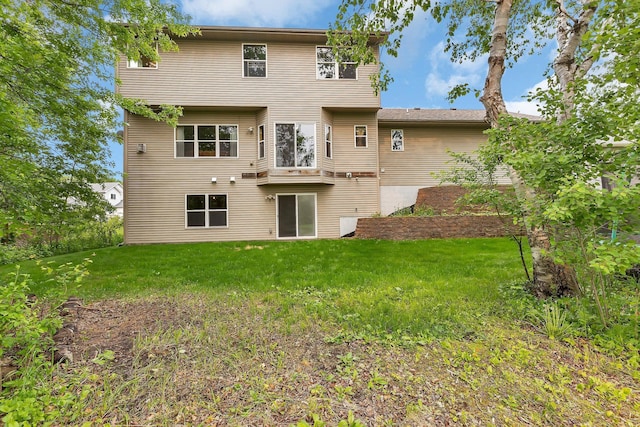 25845 12th St W, Zimmerman, MN 55398 - rear view of house with a lawn