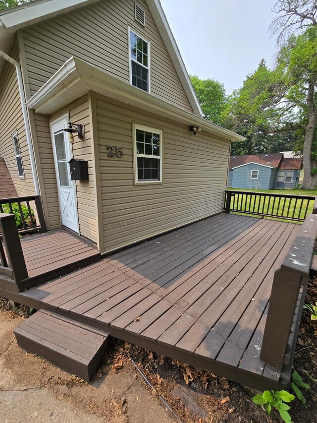 25 Morgan St, Tracy, MN 56175 - view of wooden terrace