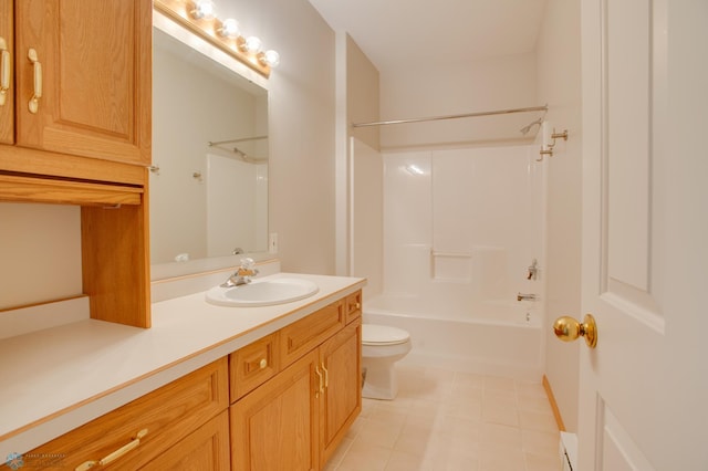 3401 28th St SW # 108, Fargo, ND 58104 - bathroom with toilet, vanity, and  shower combination
