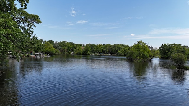 13100 Island View Dr NW, Elk River, MN 55330 - water view featuring a heavily wooded area