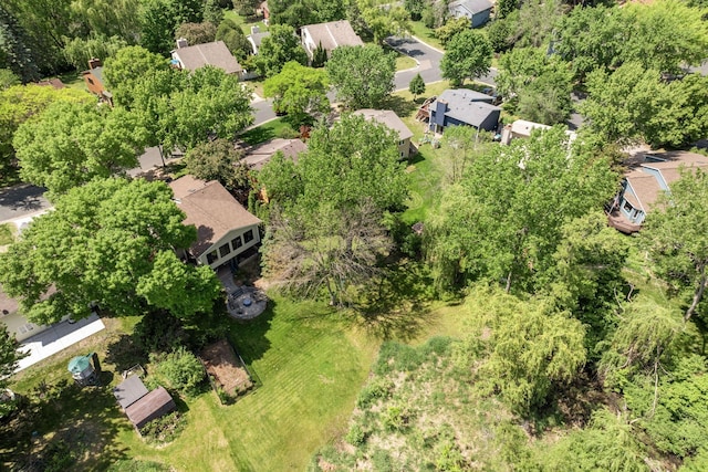 5554 Knoll Dr, Shoreview, MN 55126 - aerial view of property and surrounding area featuring nearby suburban area
