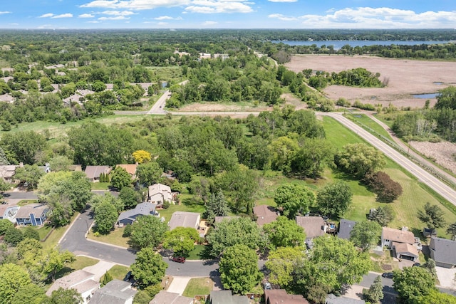 5554 Knoll Dr, Shoreview, MN 55126 - aerial perspective of suburban area featuring a nearby body of water