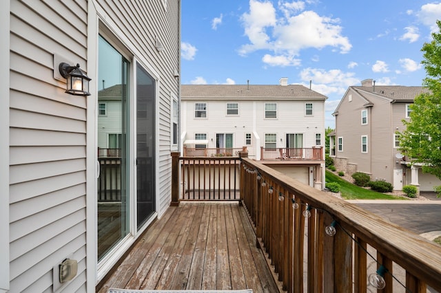 2099 Clover Ridge Dr, Chaska, MN 55318 - deck with a residential view