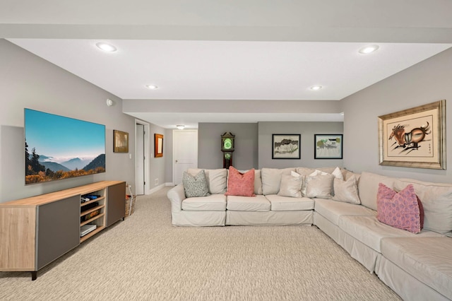 6100 151st St, Savage, MN 55378 - living room with light colored carpet and recessed lighting
