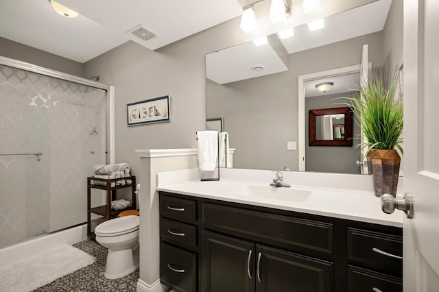 6100 151st St, Savage, MN 55378 - full bath with toilet, a stall shower, and vanity