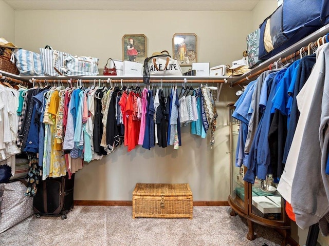 7496 Fairway Ln, Breezy Point, MN 56472 - walk in closet featuring carpet floors