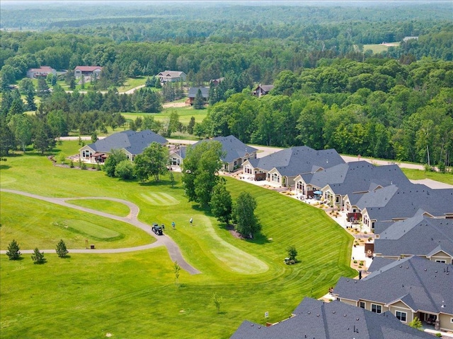 7496 Fairway Ln, Breezy Point, MN 56472 - aerial view of residential area featuring a forest