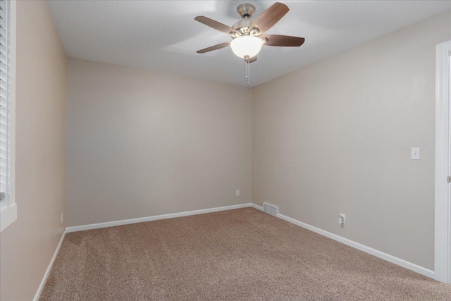 751 Sand Hill Pt, North Hudson, WI 54016 - carpeted empty room with ceiling fan and baseboards