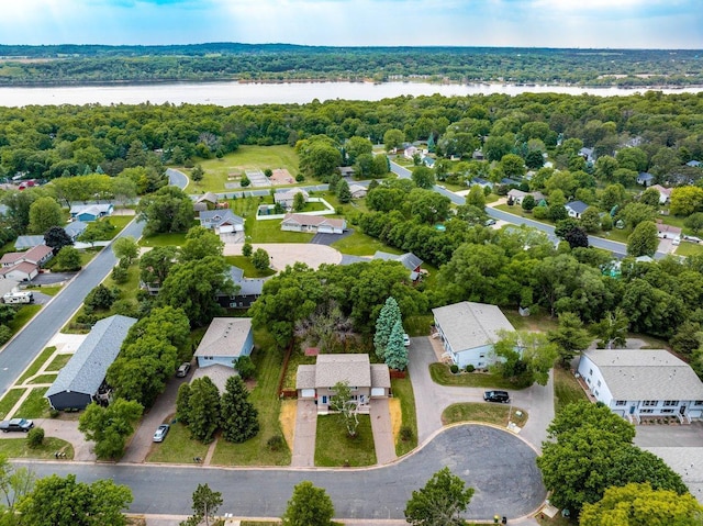751 Sand Hill Pt, North Hudson, WI 54016 - aerial perspective of suburban area featuring a nearby body of water