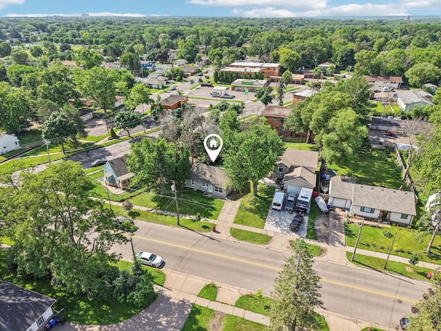 1524 Arlington Ave E, Saint Paul, MN 55106 - aerial perspective of suburban area with a forest