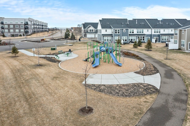 5322 94th Ln N, Brooklyn Park, MN 55443 - community play area with a residential view