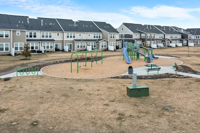 5322 94th Ln N, Brooklyn Park, MN 55443 - community playground featuring a residential view