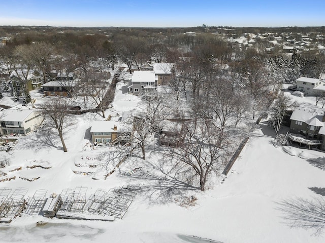 3749 Pershing St SW, Prior Lake, MN 55372 - snowy aerial view with a residential view