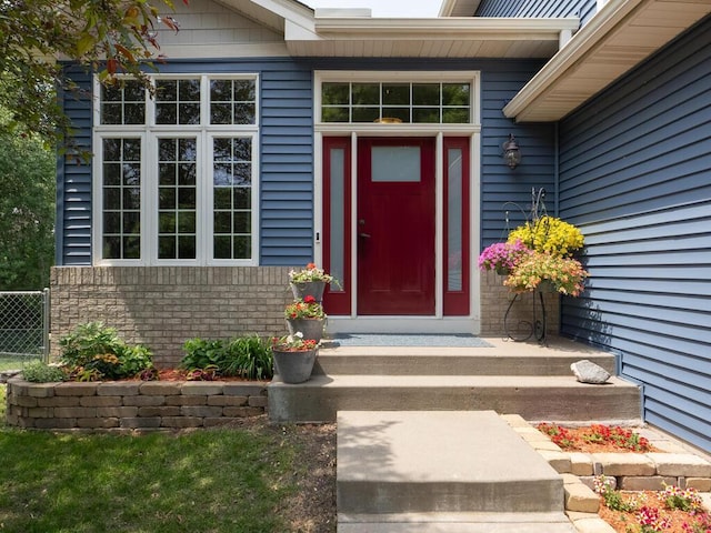 15564 Vale St NW, Andover, MN 55304 - view of exterior entry with brick siding