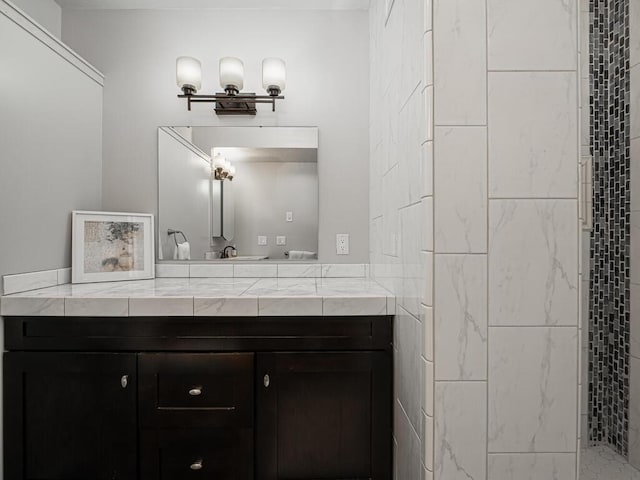 15564 Vale St NW, Andover, MN 55304 - bathroom with vanity and a tile shower