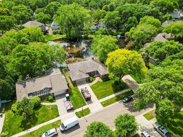 5620 Woodcrest Dr, Edina, MN 55424 - view from above of property with a large body of water