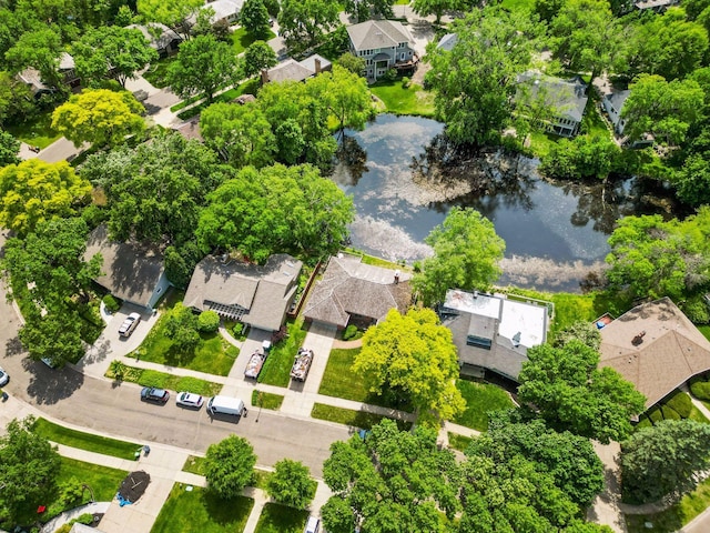 5620 Woodcrest Dr, Edina, MN 55424 - aerial view of residential area with a large body of water