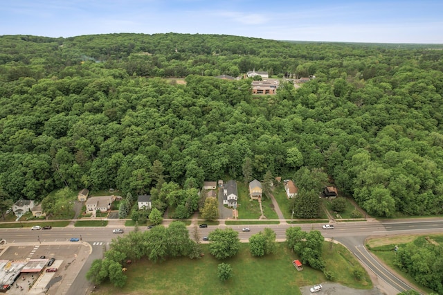 631 Bench St, Taylors Falls, MN 55084 - aerial view of property's location featuring a forest