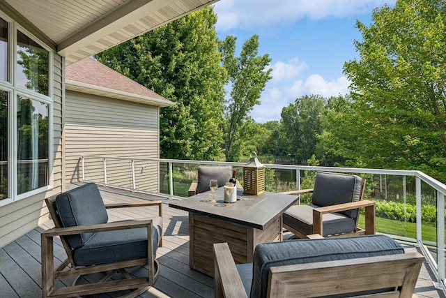 11883 Flanders Cir NE, Blaine, MN 55449 - view of wooden deck