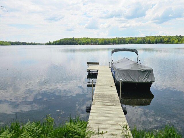 24429 Camp Lake Rd, Garrison, MN 56401 - dock area with a water view