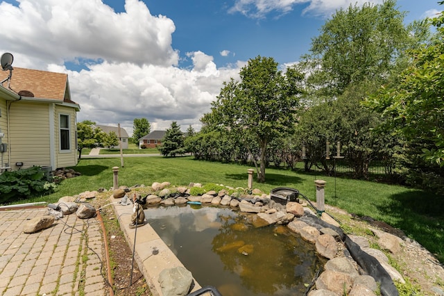 1218 6th St NW, Dodge Center, MN 55927 - view of green lawn with a small pond