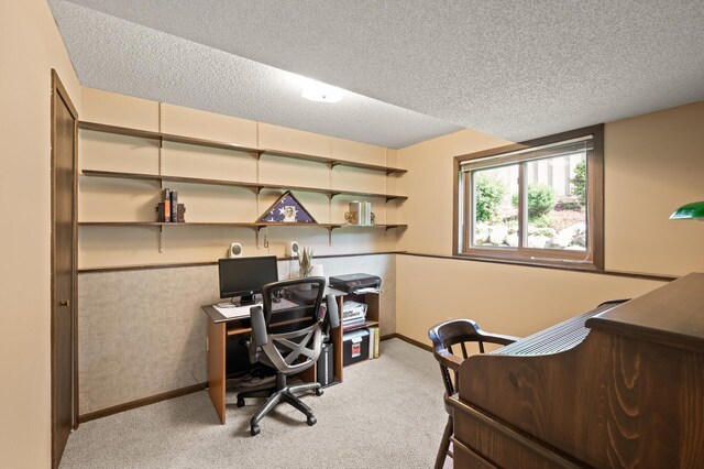 1902 Duck Pond Dr W, Saint Paul, MN 55118 - carpeted office with a textured ceiling and baseboards