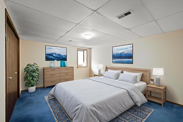 1902 Duck Pond Dr W, Saint Paul, MN 55118 - bedroom featuring carpet flooring and a paneled ceiling