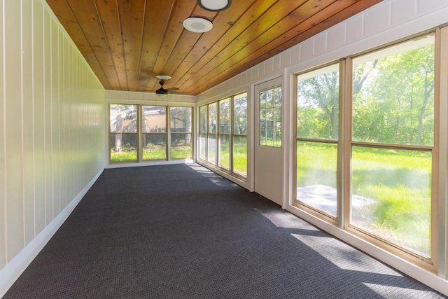2307 Sherwood Cir, Bloomington, MN 55431 - unfurnished sunroom with a ceiling fan