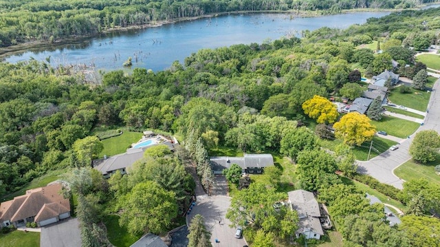 2307 Sherwood Cir, Bloomington, MN 55431 - view of property location with a forest and a nearby body of water