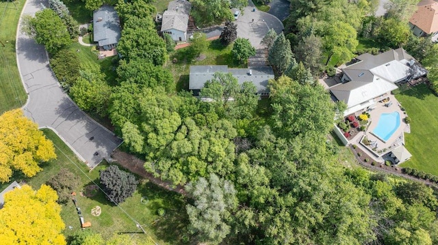 2307 Sherwood Cir, Bloomington, MN 55431 - bird's eye view of a pool