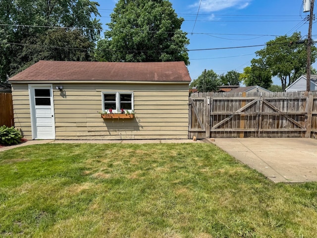 1759 Arlington Ave E, Saint Paul, MN 55106 - view of outdoor structure with a gate