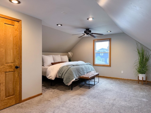 1759 Arlington Ave E, Saint Paul, MN 55106 - bedroom featuring carpet floors, lofted ceiling, and baseboards
