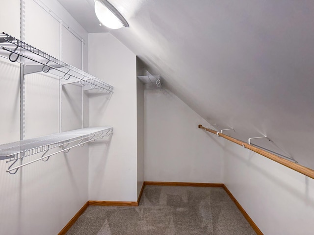 1759 Arlington Ave E, Saint Paul, MN 55106 - spacious closet with lofted ceiling and carpet flooring