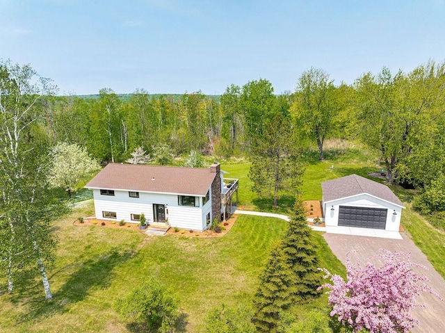 315 Pleasant View Rd, Duluth, MN 55803 - view from above of property featuring a heavily wooded area