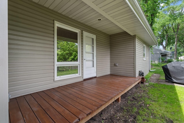 8400 Virginia Cir S, Saint Louis Park, MN 55426 - deck featuring area for grilling