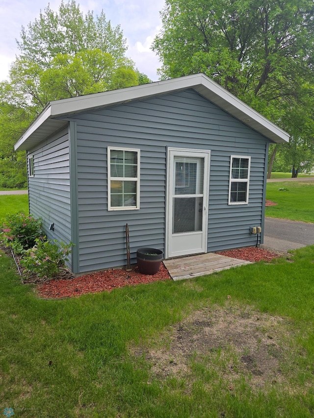 14768 Tradewinds Rd, Lake Eunice Twp, MN 56511 - back of house featuring a yard