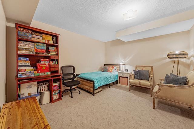 1525 21st Ave NW, Faribault, MN 55021 - carpeted bedroom with a textured ceiling