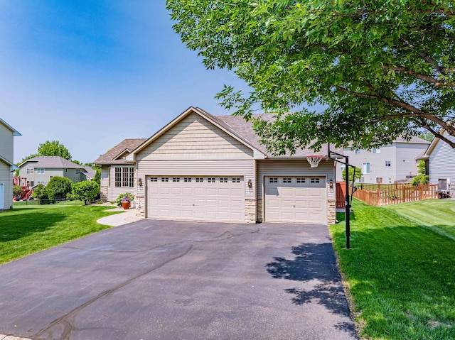 1918 Silver St, Waconia, MN 55387 - single story home with driveway, a garage, and stone siding